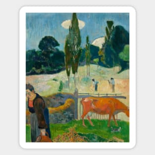 The Red Cow by Paul Gauguin Magnet